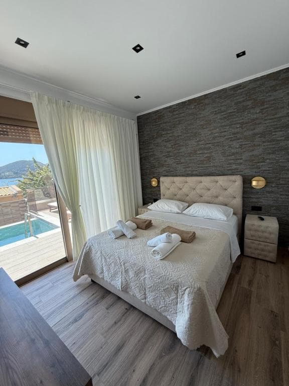 Pool Area Luxury Villa Nidri