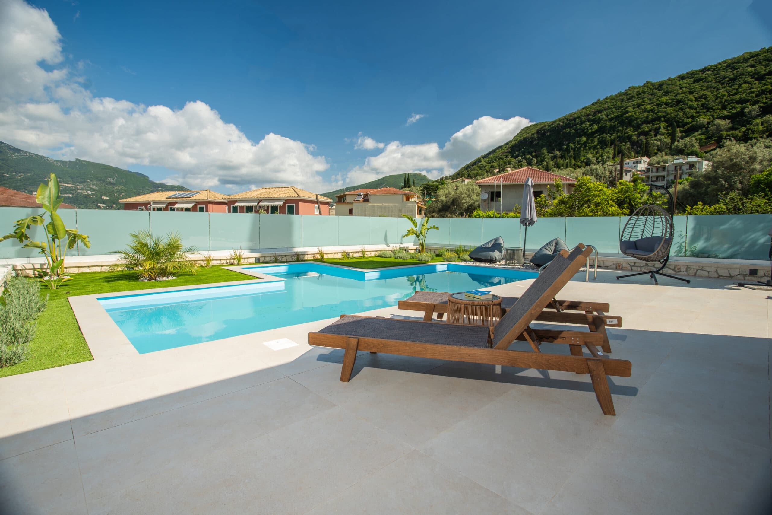 Luxury Stone Villa Pool View