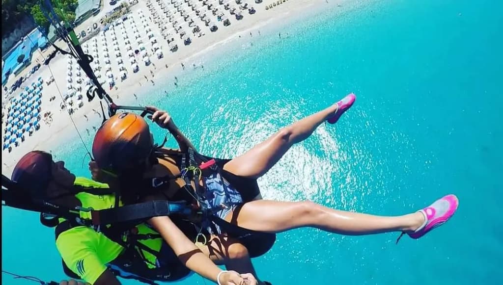 Flights in Lefkada - Paragliding Kathisma 1