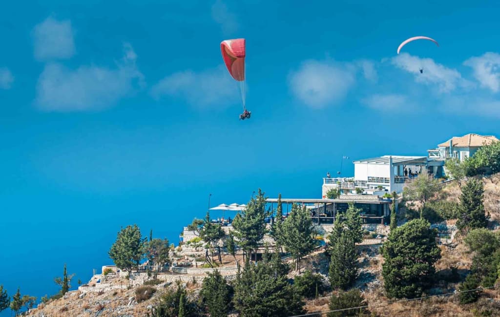 Paragliding Lefkada Sunset 6