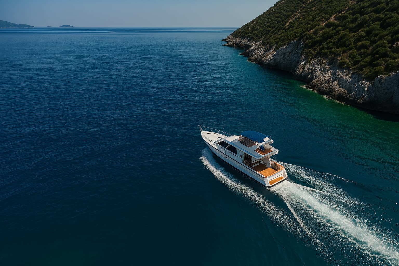 Captain Dream on the sea near nidri , lefkada to meganisi