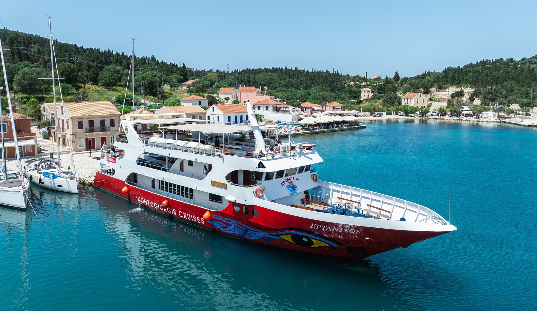 Eptanisos Daily Cruise Lefkada 7 Islands Egremni, Porto Katsiki , Kefalonia, Ithaca