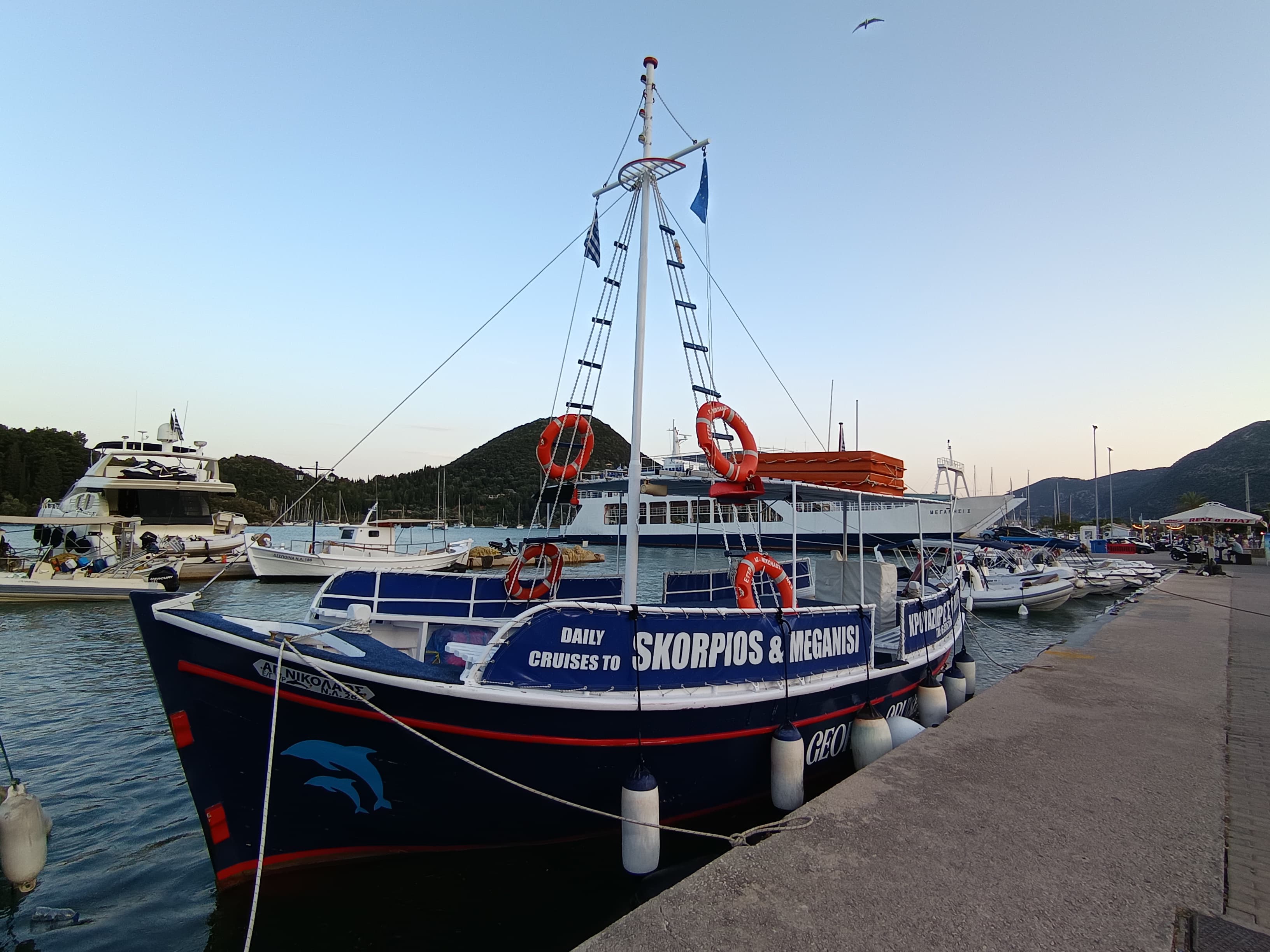 George Cruises Boat Tour in Lefkada from Nidri