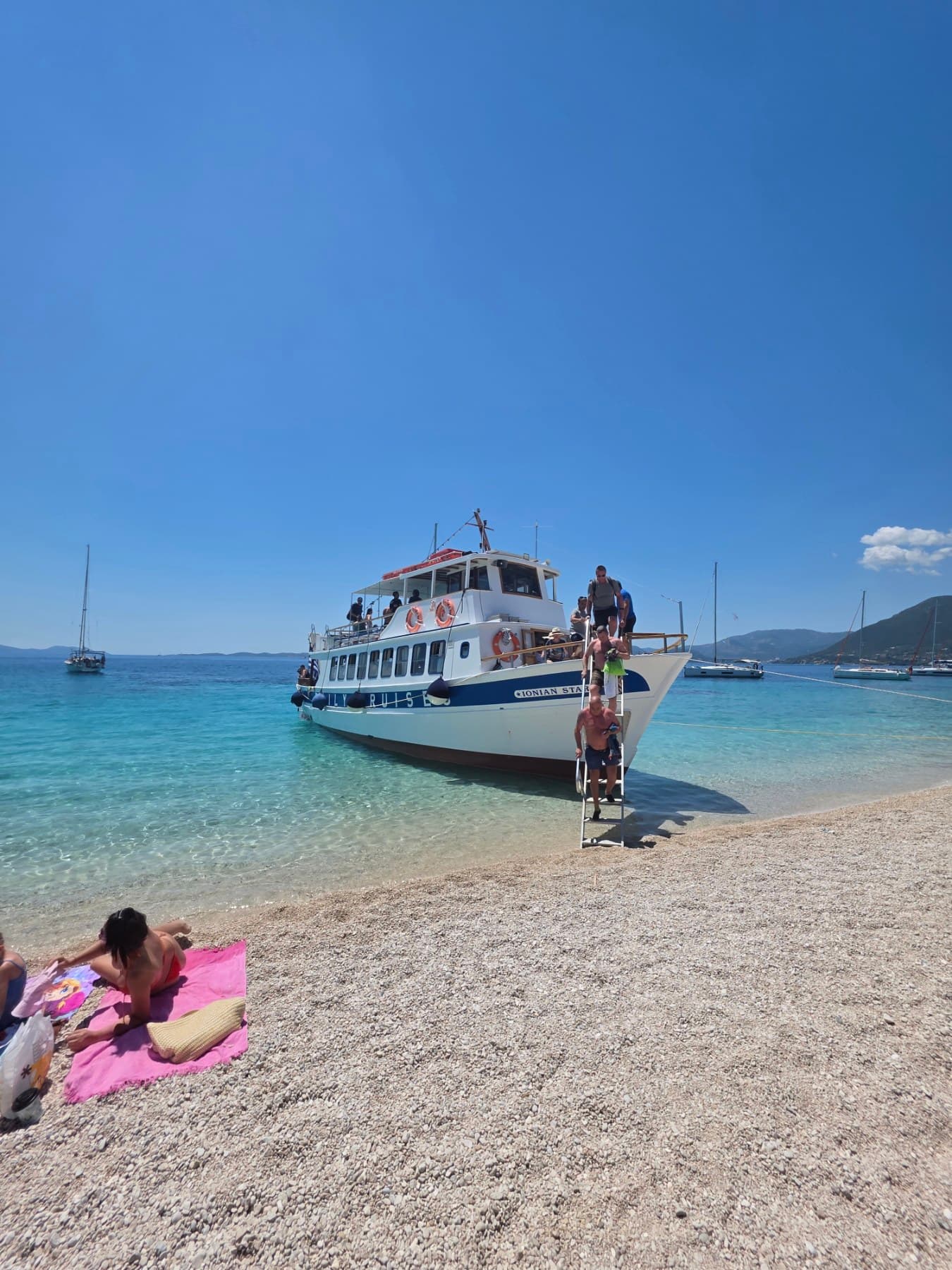 Ionian Star Private beach kenedy