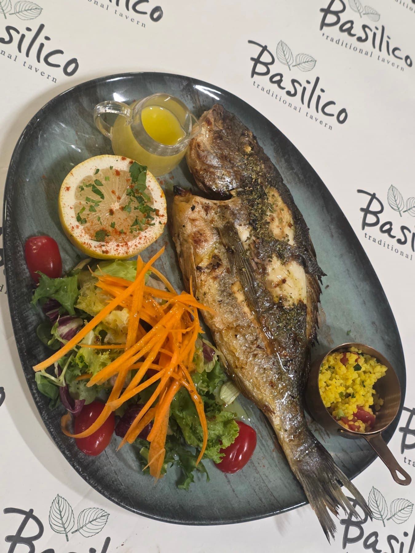 Basilico Dish Presentation