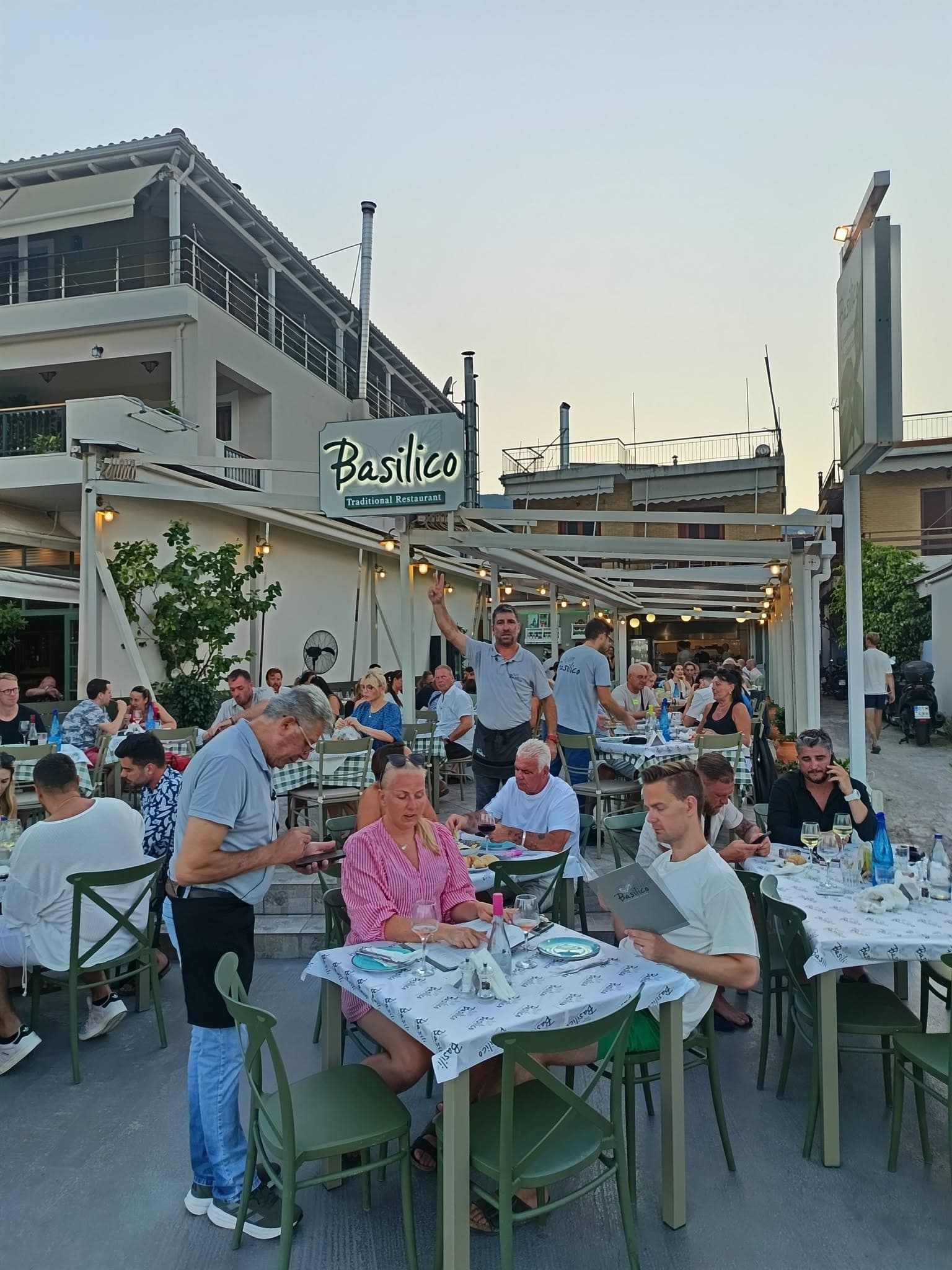 Traditional Greek Food by Mom Helen at Basilico