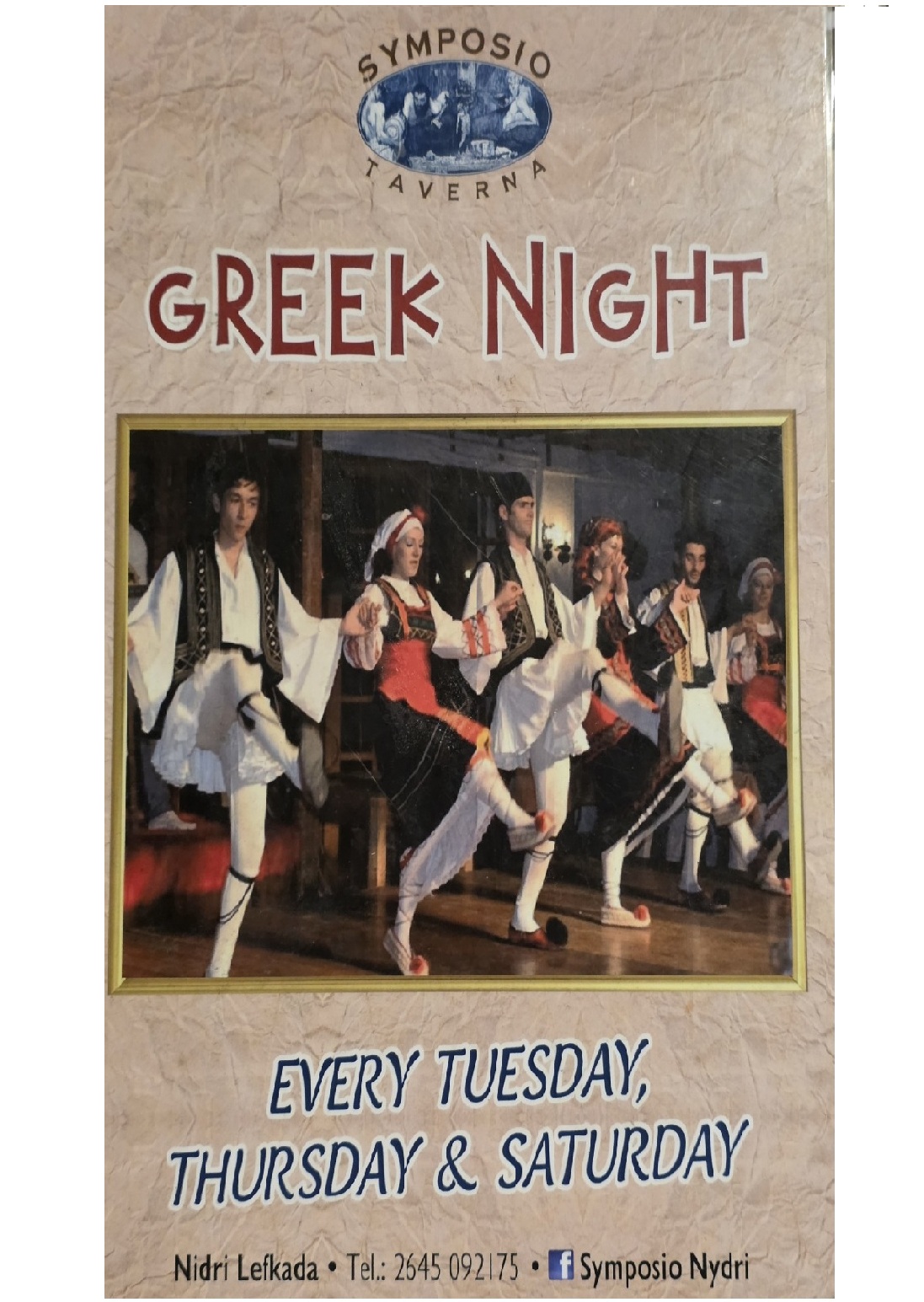 Greek Night Events at Symposium Taverna